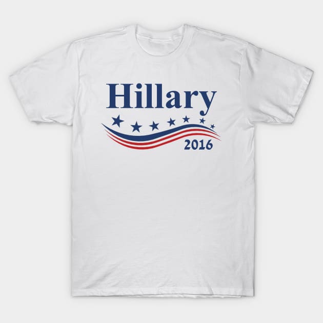 Hillary Clinton 2016 T-Shirt by ESDesign